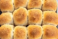 Golden Honey Whole Wheat Dinner Rolls