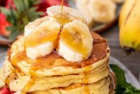 Golden Banana Flapjacks