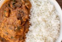 West African Groundnut Chicken Stew