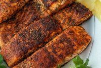 Golden Pan Seared Salmon