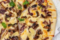 Delectable Mushroom Pizza