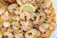 Garlic Butter Shrimp with White Wine