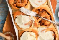 Apple Pie Stuffed Cinnamon Rolls