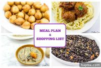Week One Meal Plan and Shopping Guide