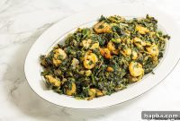 Hearty African Chicken and Shrimp Spinach Stew