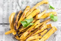 Golden Plantain Fries