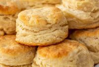 Perfectly Flaky Homemade Buttermilk Biscuits