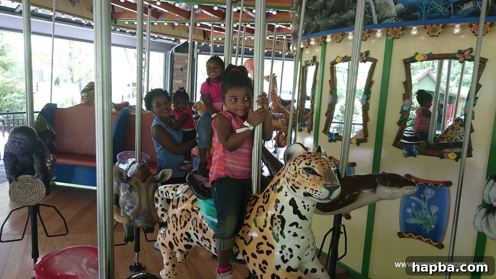 Minnesota Zoo Adventure 23 Family enjoying a ride at the zoo