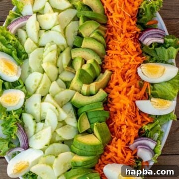 Lettuce, cucumbers and other vegetables on a platter