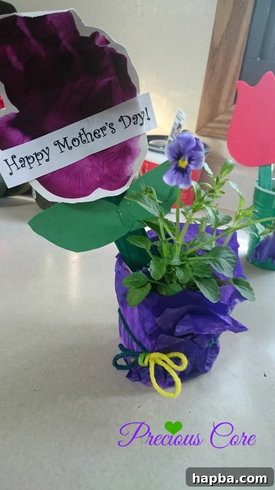 The Week's Party Forecast 10 A beautiful, handmade purple Mother's Day gift, lovingly crafted by a daughter for her mother.