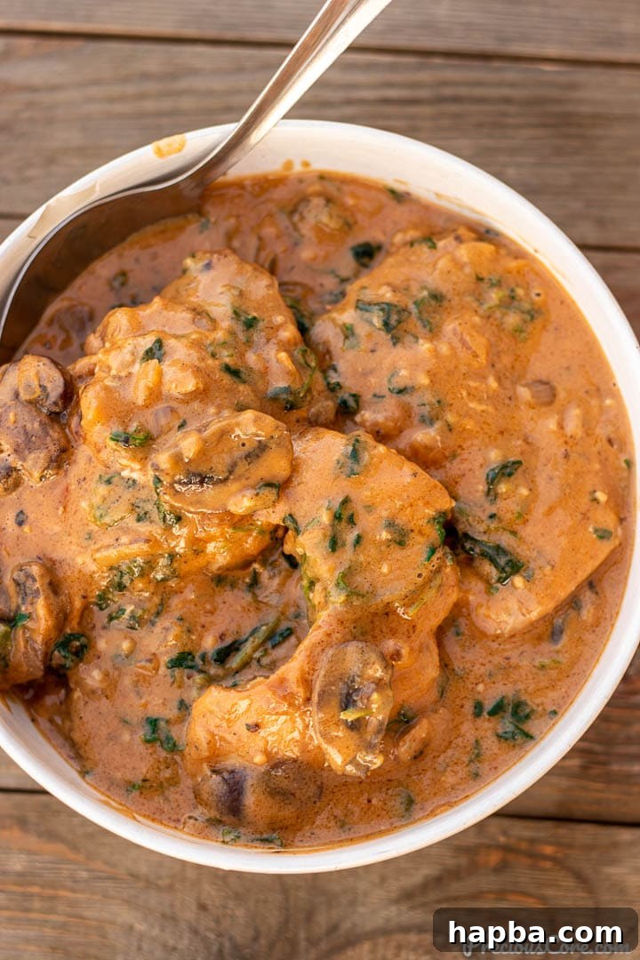 West African Groundnut Chicken Stew 5 Bowl of African Chicken Peanut Stew, garnished and ready to serve.