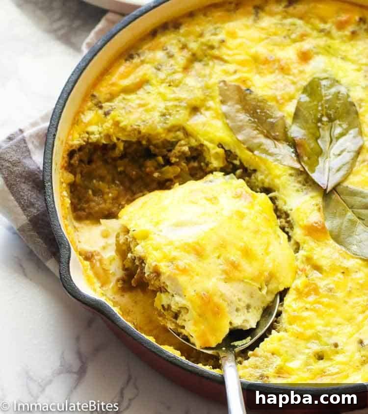 A Culinary Safari: 20 African Dinner Dishes 18 A cast iron pot of South African Bobotie