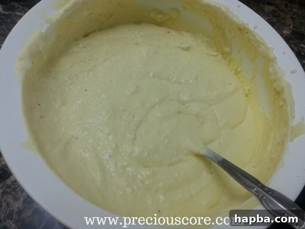 Partially frozen ice cream being stirred