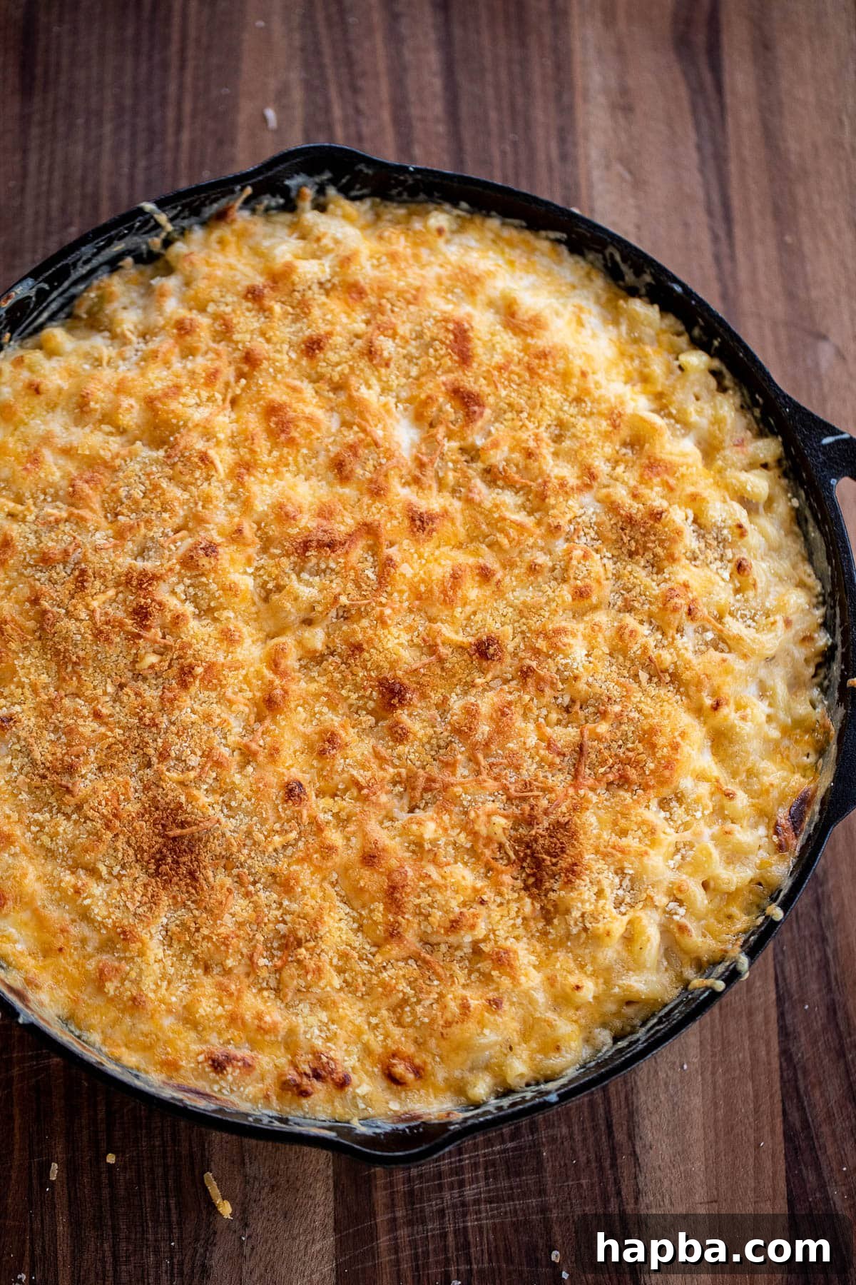 Creamy Triple Cheese Macaroni 8 Baked mac and cheese with crunchy topping