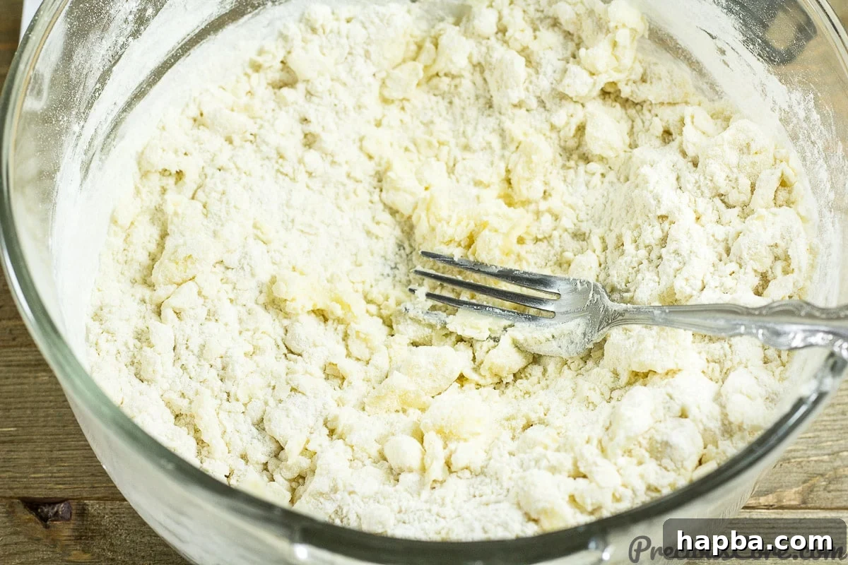 Mixing Shortbread Cookie Dough