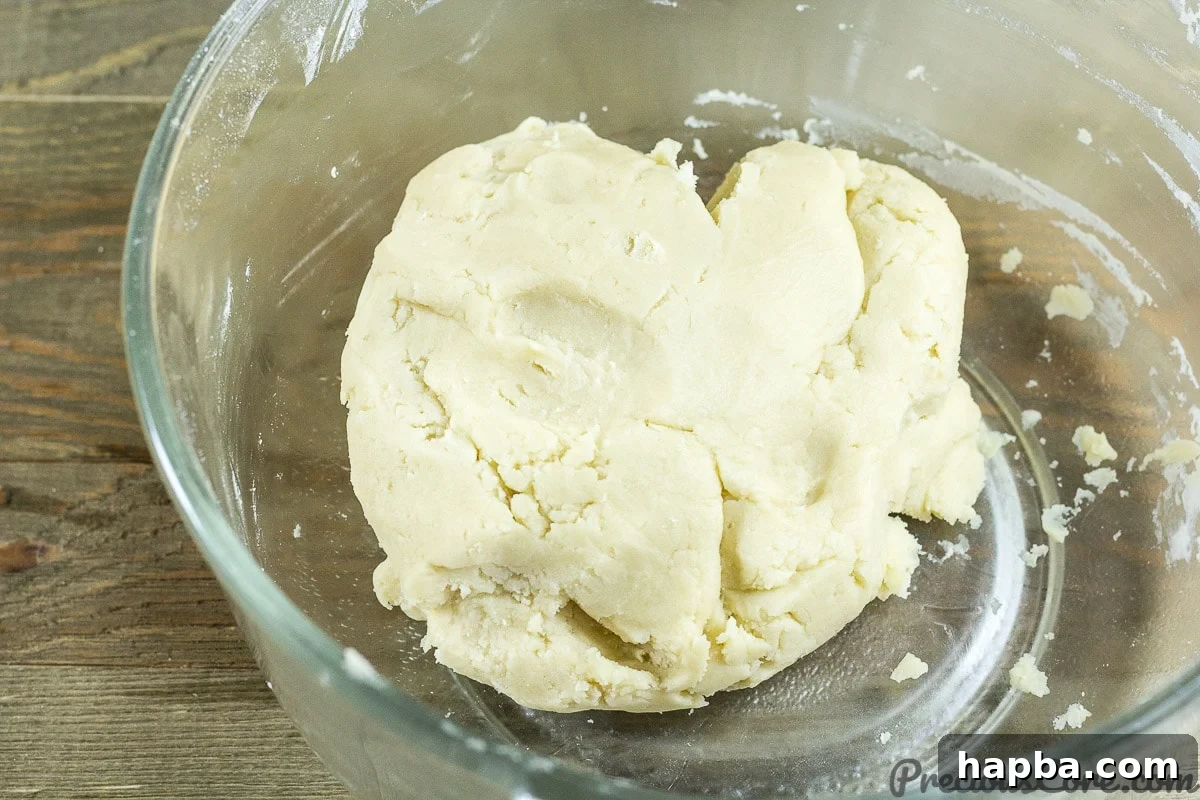 Homemade Shortbread Cookies Dough