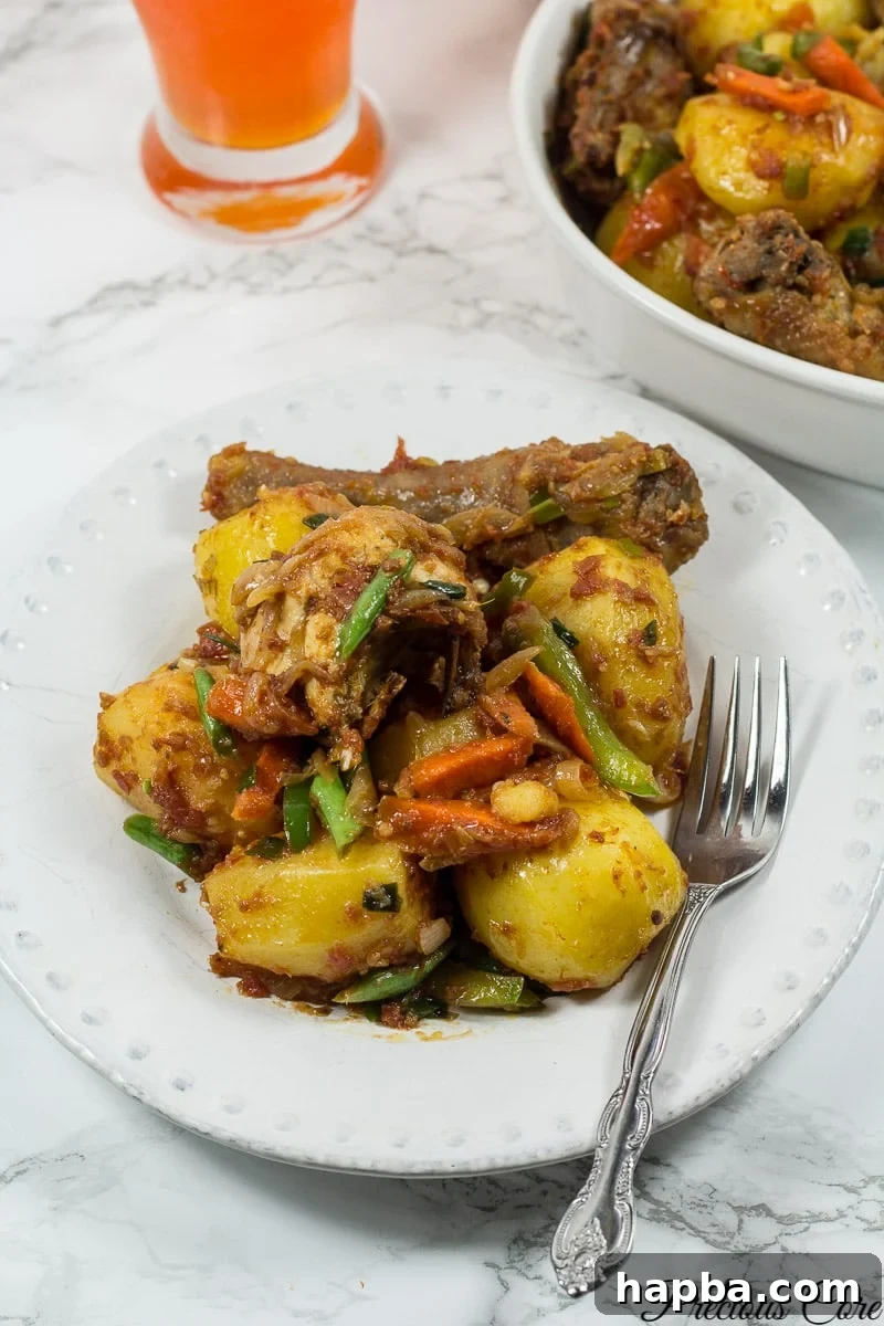 Cameroon potato hot pot_