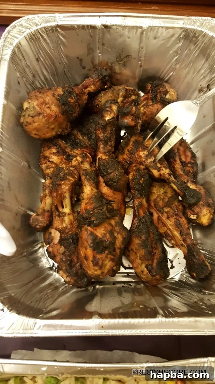 Meeting Update 6 Smoky, charcoal-grilled chicken pieces, slightly charred but perfectly flavorful
