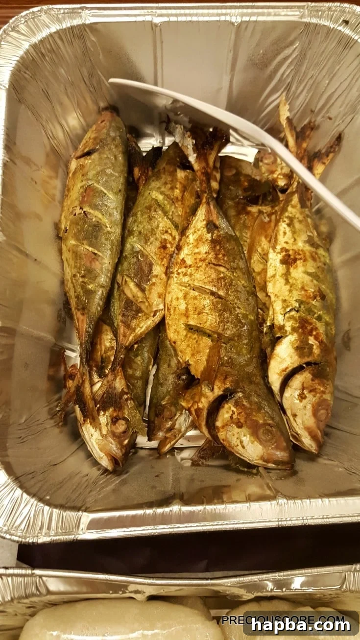 Meeting Update 7 Perfectly grilled mackerel fish, generously spiced and ready to enjoy