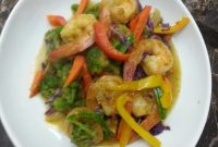 Wok-Tossed Shrimp with Crisp Garden Vegetables