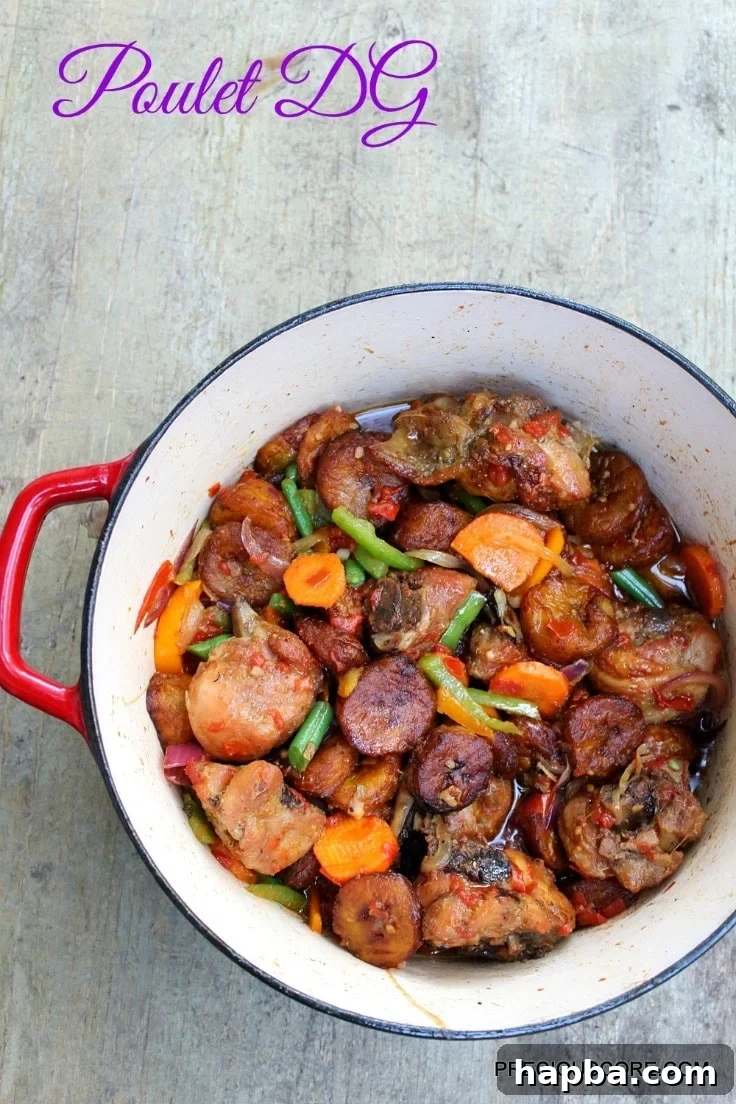 How to make poulet DG