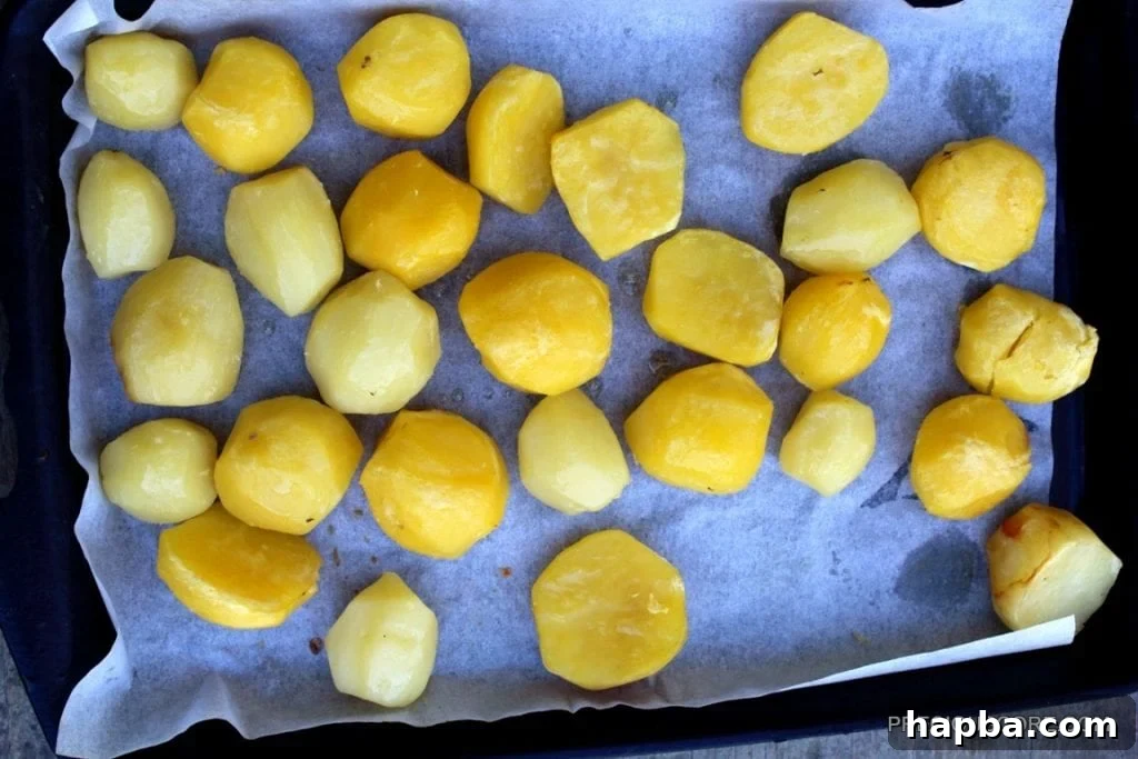 Crispy baked Irish potatoes, a healthier alternative to deep-frying.