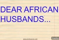 A Candid Message for African Husbands