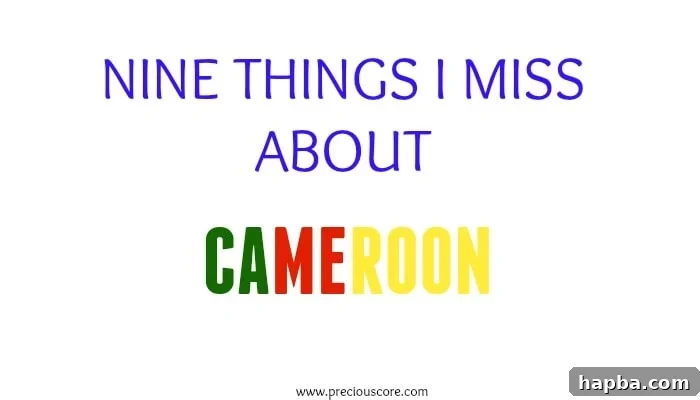 All About Cameroon: A Journey Home A vibrant collage depicting various aspects of Cameroonian culture and daily life, including people, food, and landscapes. This image sets the tone for a nostalgic journey through the country.