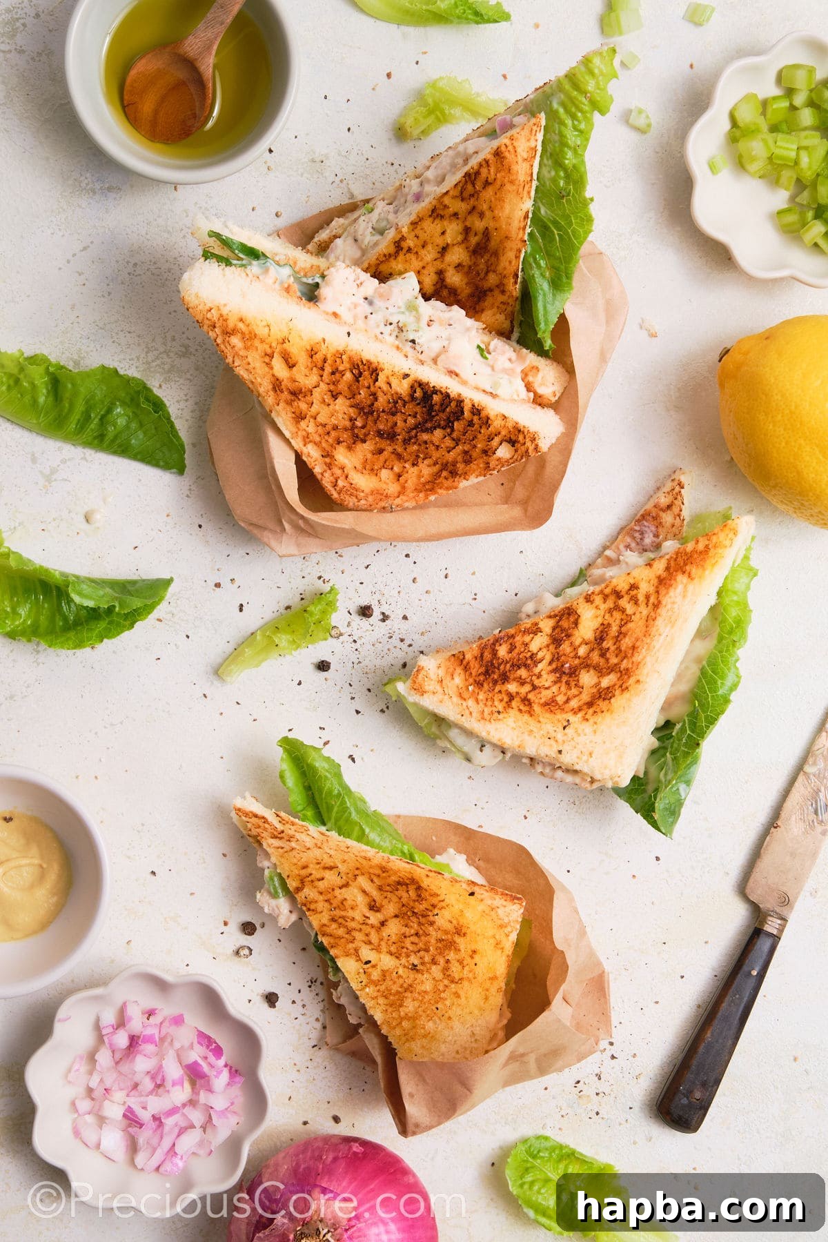 Classic Creamy Chicken Sandwich 14 A close-up of elegantly served chicken sandwiches, showcasing their irresistible appeal.