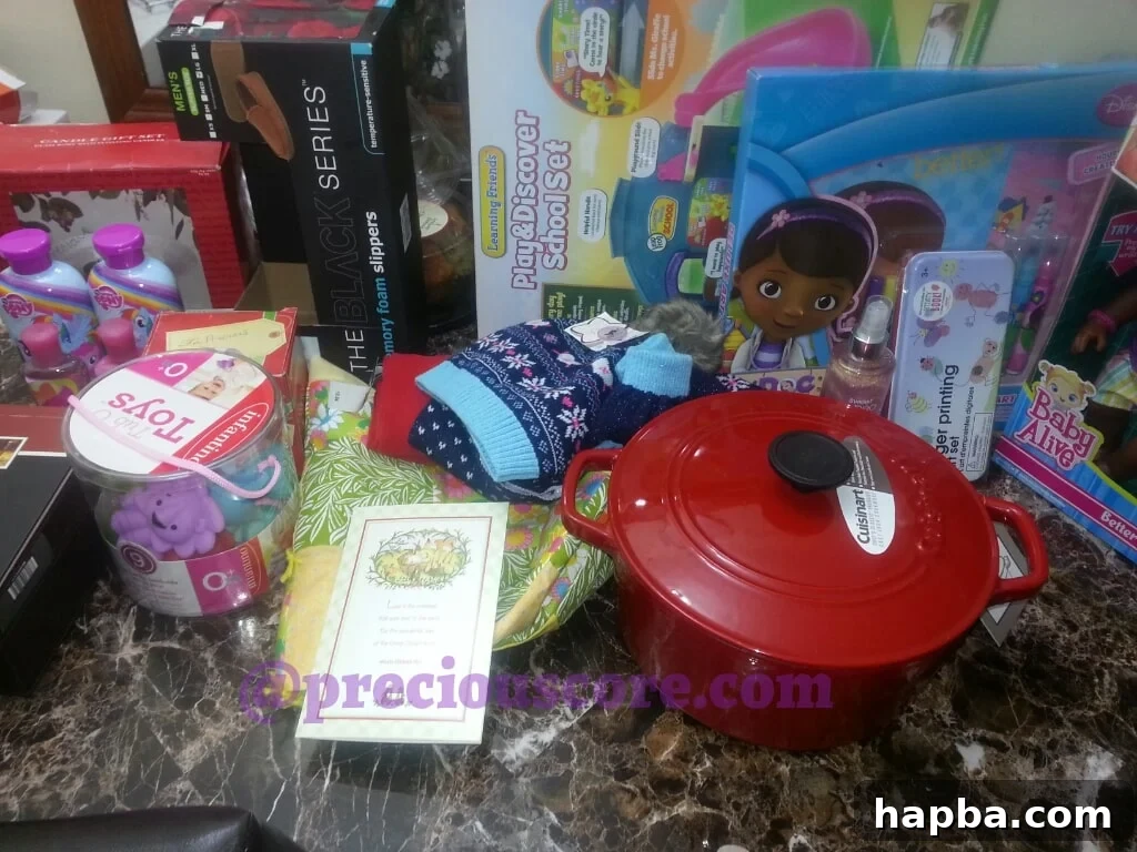 A collection of diverse and thoughtful gifts.