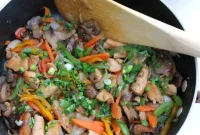Savory Chicken and Mushroom Stir-Fry