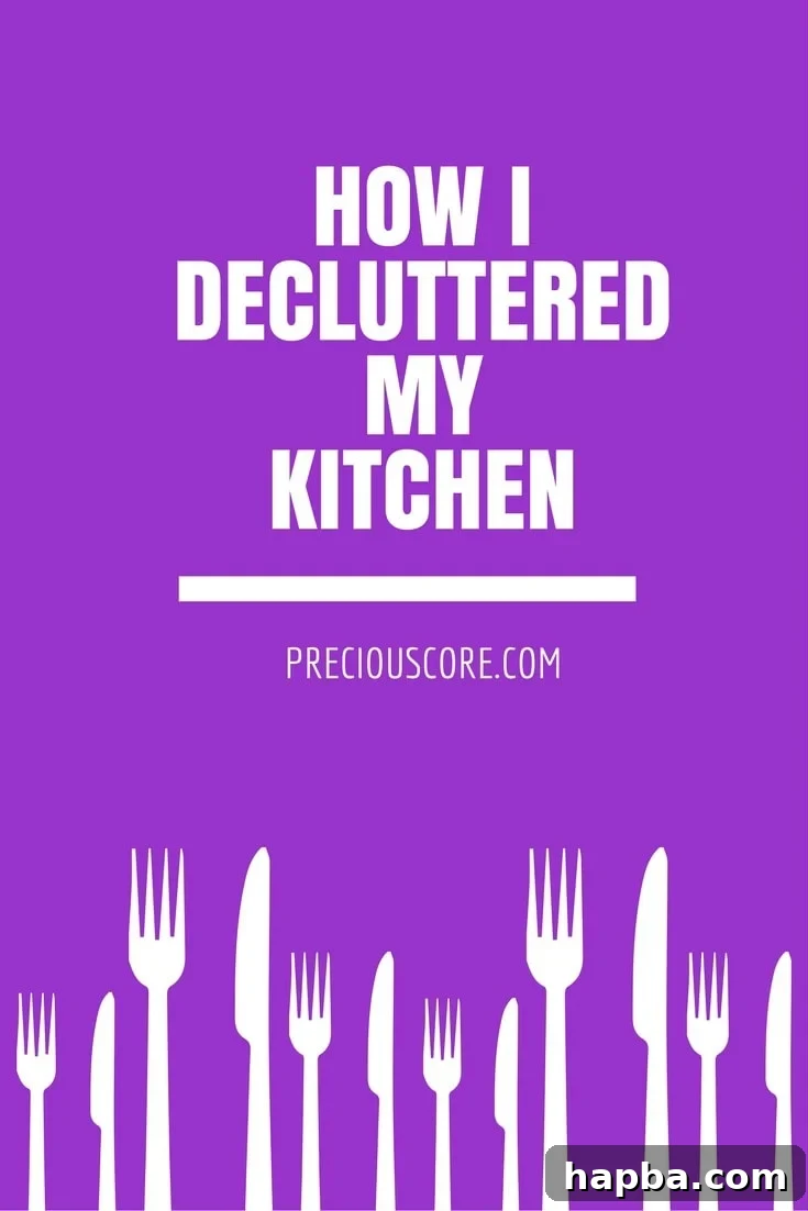 How to declutter your kitchen for a minimalist lifestyle - My journey begins
