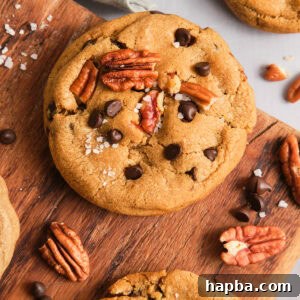 Cookies with pecans, chocolate chips, and butterscotch chips.