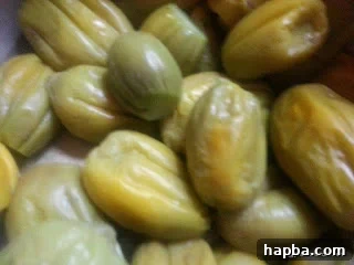Close-up of boiled garden eggs, ready for peeling.