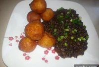 Golden Puff-Puff with Savory Bean Fritters