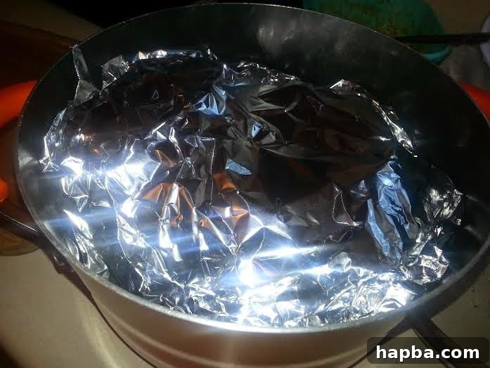 Steaming Kwacoco Bible until perfectly cooked and tender