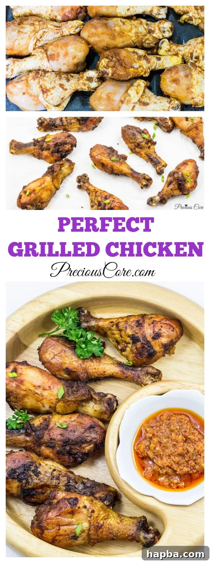 A beautifully presented plate of perfect oven-grilled chicken, demonstrating its appeal as a delicious, easy, and healthy meal option.
