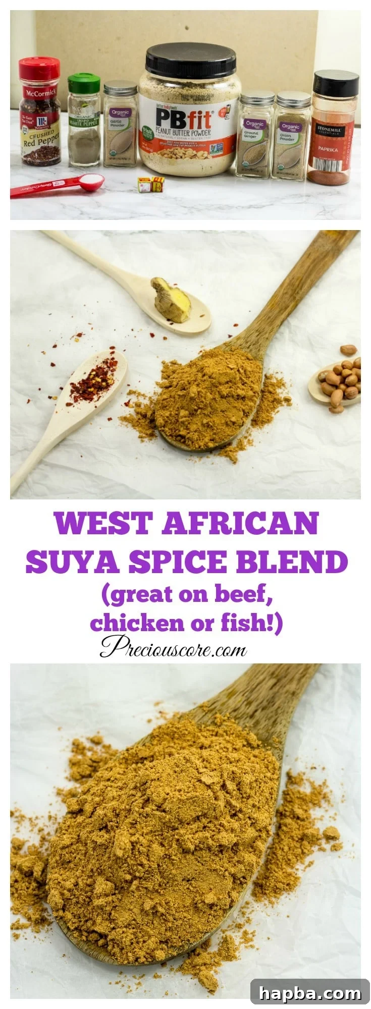 Suya/soya spice blend in a bowl, ready for cooking.