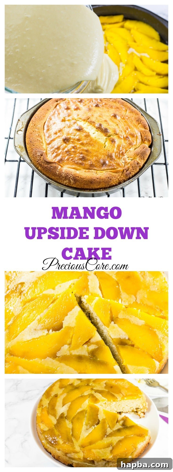 Tropical Mango Delight Cake 11 Delicious and beautiful Upside Down Mango Cake, perfect for any occasion