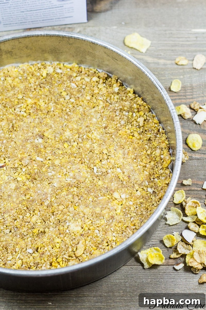 Breakfast cereal crust