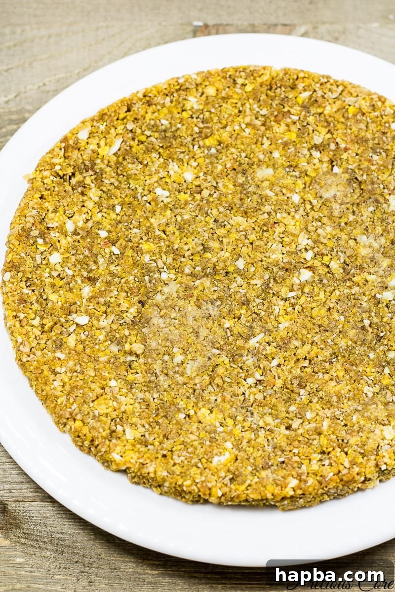 Breakfast pizza cereal crust