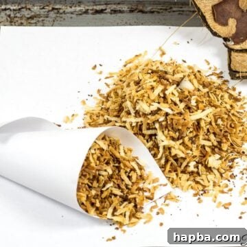 Toasting coconut flakes makes it nuttier and tastier. Enjoy toasted coconut flakes as is or add to your favorite cakes, cupcakes, cookies and more!