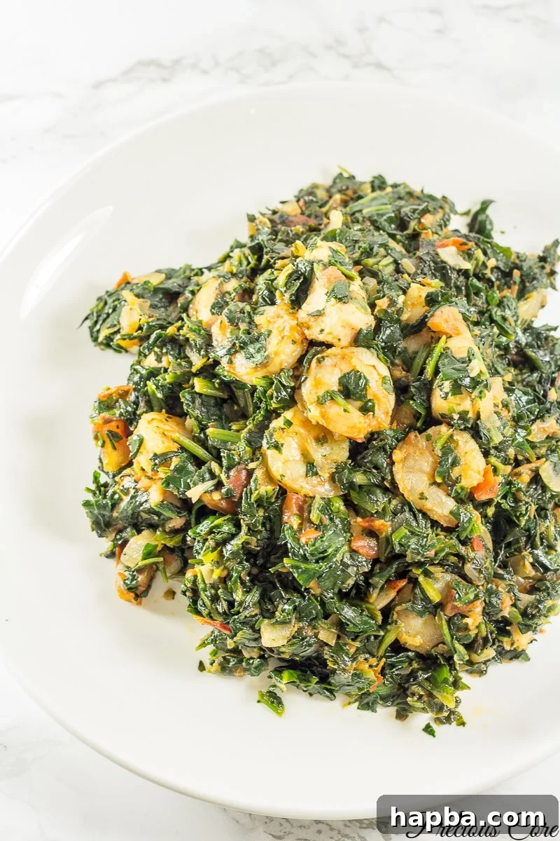 spinach stew recipe