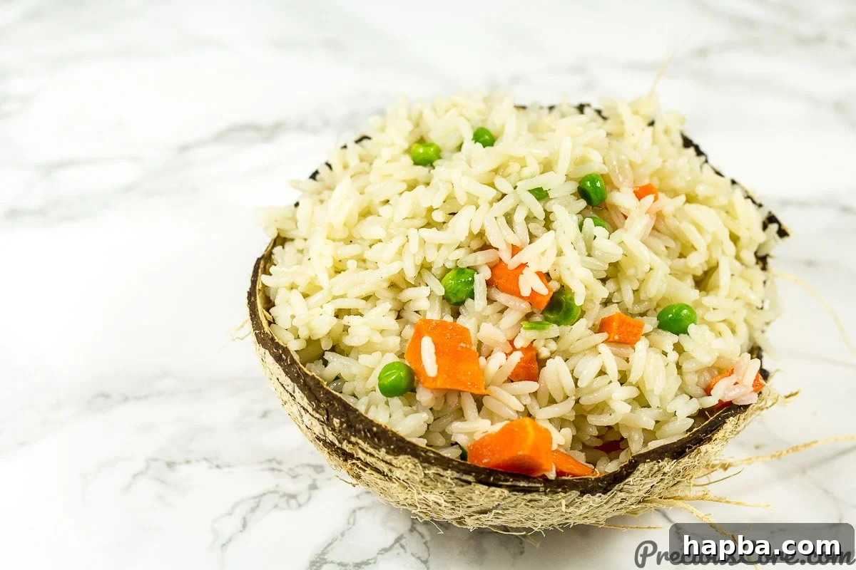 Foolproof Coconut Rice 5 Rice cooked in coconut milk