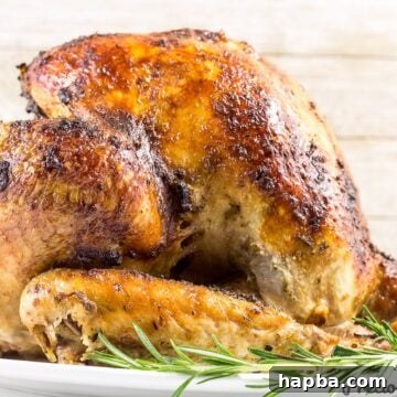 The best juicy roast turkey. Best Thanksgiving Turkey recipe!
