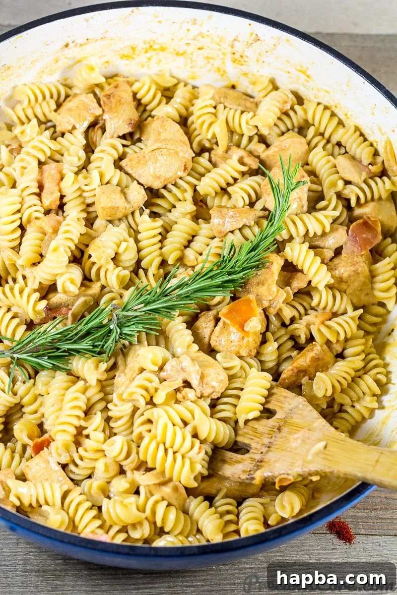 One Pot Chicken Pasta - Quick & Easy Dinner