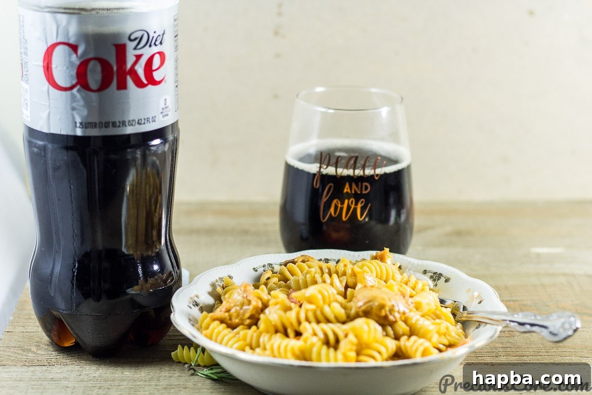 Delicious Pasta and Chicken Dinner Recipe Ready to Serve
