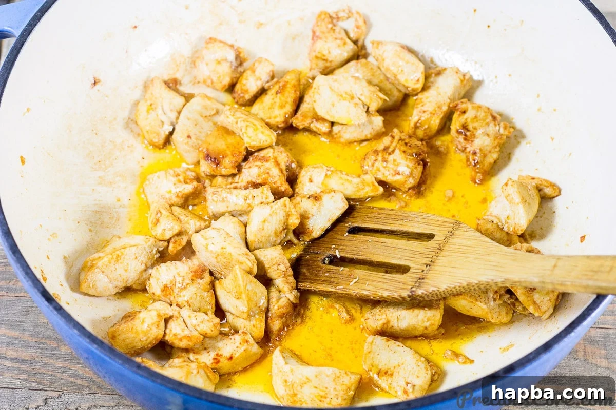 Sear Seasoned Chicken Breasts for Flavorful Pasta