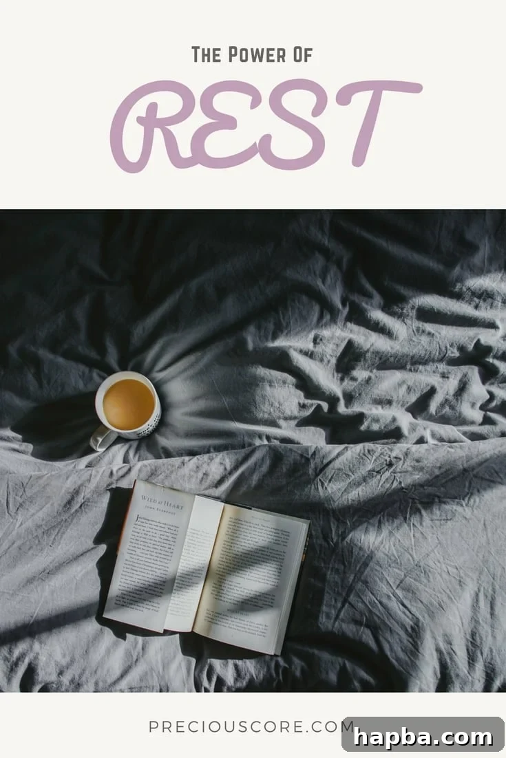 The Power of Rest. Why you should work while you work and rest while you rest. Hope this inspires you. Precious Core