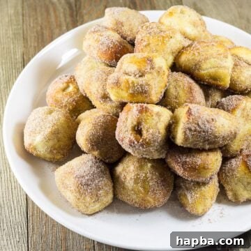 Sugared Cinnamon Pretzel Poppers 6 Recipe for Cinnamon Sugar Pretzel Bites, a sweet and soft homemade treat.